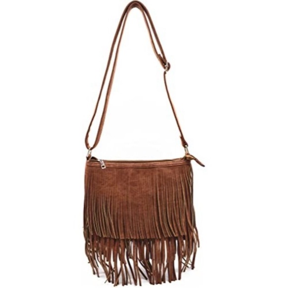 🆕COUNTRY Western Cowgirl Style Fringe Leather Cross Body Concealed Carry Purse - Picture 2 of 6
